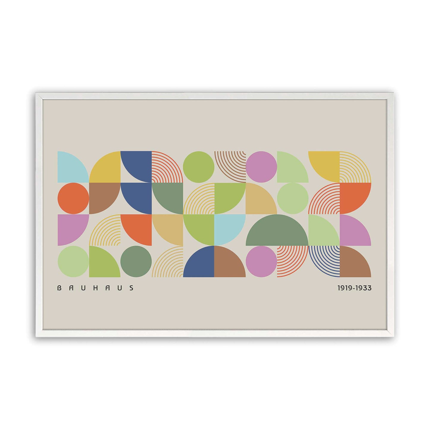 [Color:Opaque White], Picture of art in a Opaque White frame