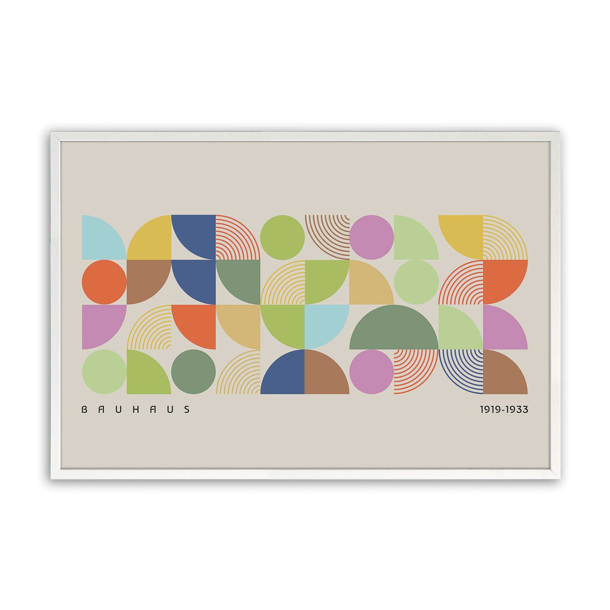 [Color:Opaque White], Picture of art in a Opaque White frame