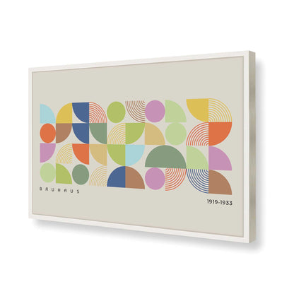 [Color:Opaque White], Picture of art in a Opaque White frame of the corner