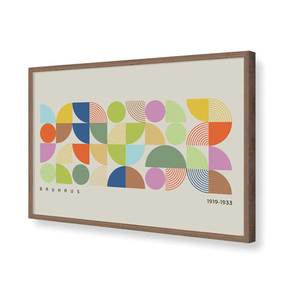[Color:Walnut], Picture of art in a Walnut frame of the corner