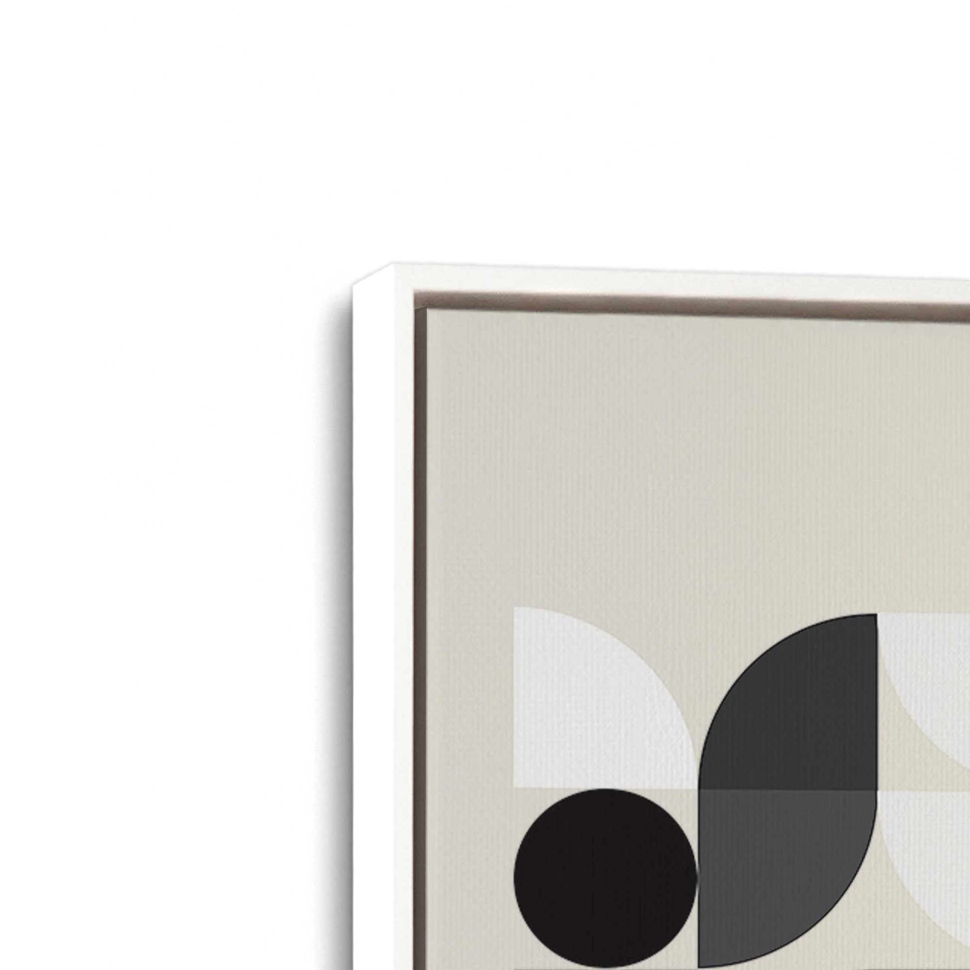 [Color:Opaque White], Picture of art in a White frame at an angle