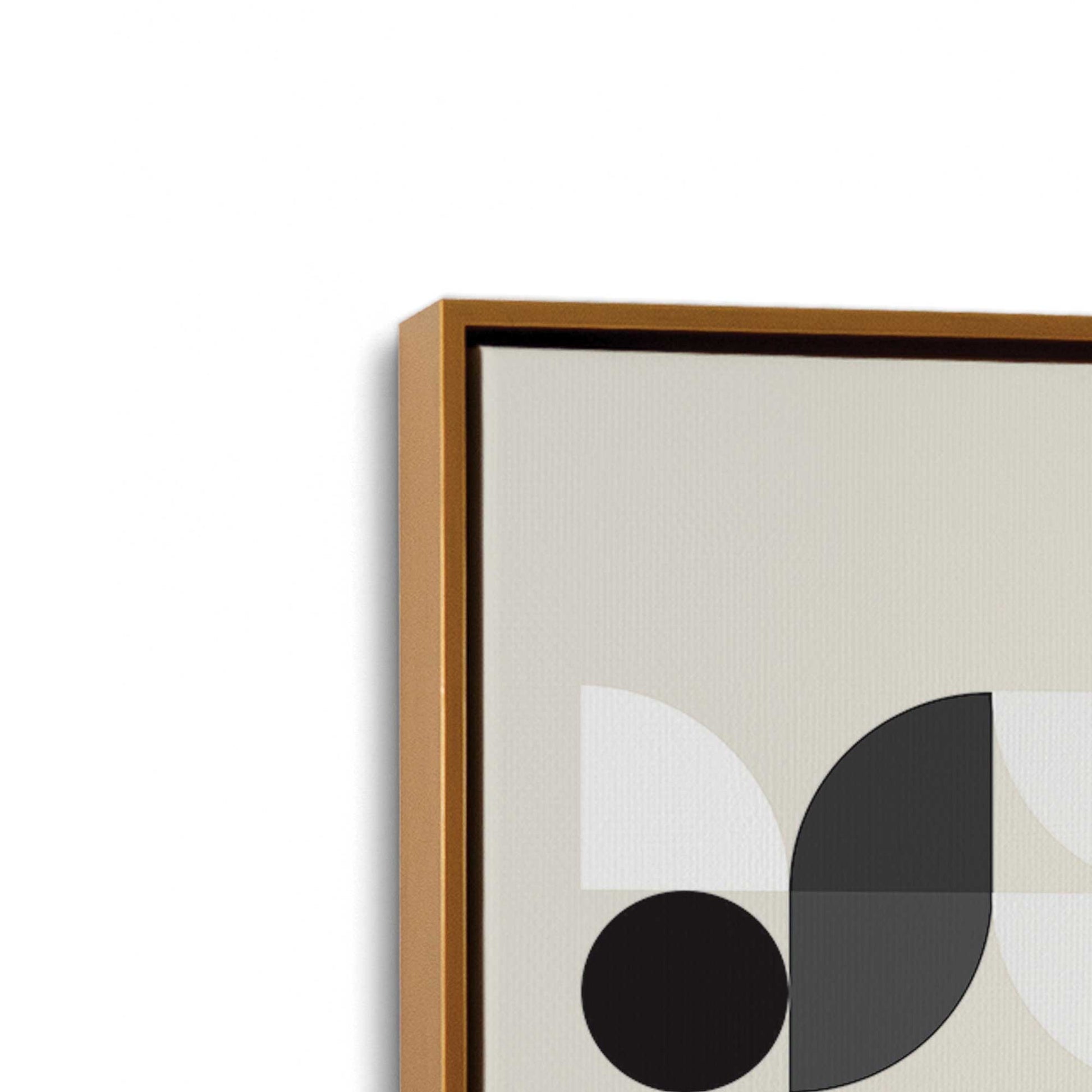 [Color:Polished Gold], Picture of art in a Polished Gold frame at an angle