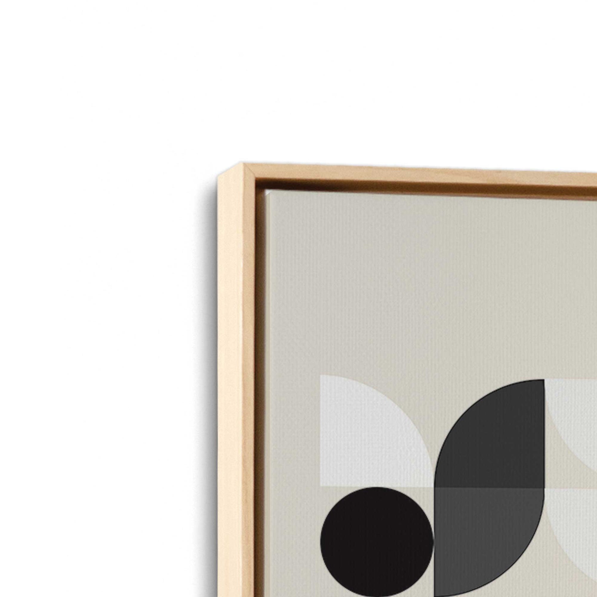 [Color:American Maple], Picture of art in a American Maple frame at an angle