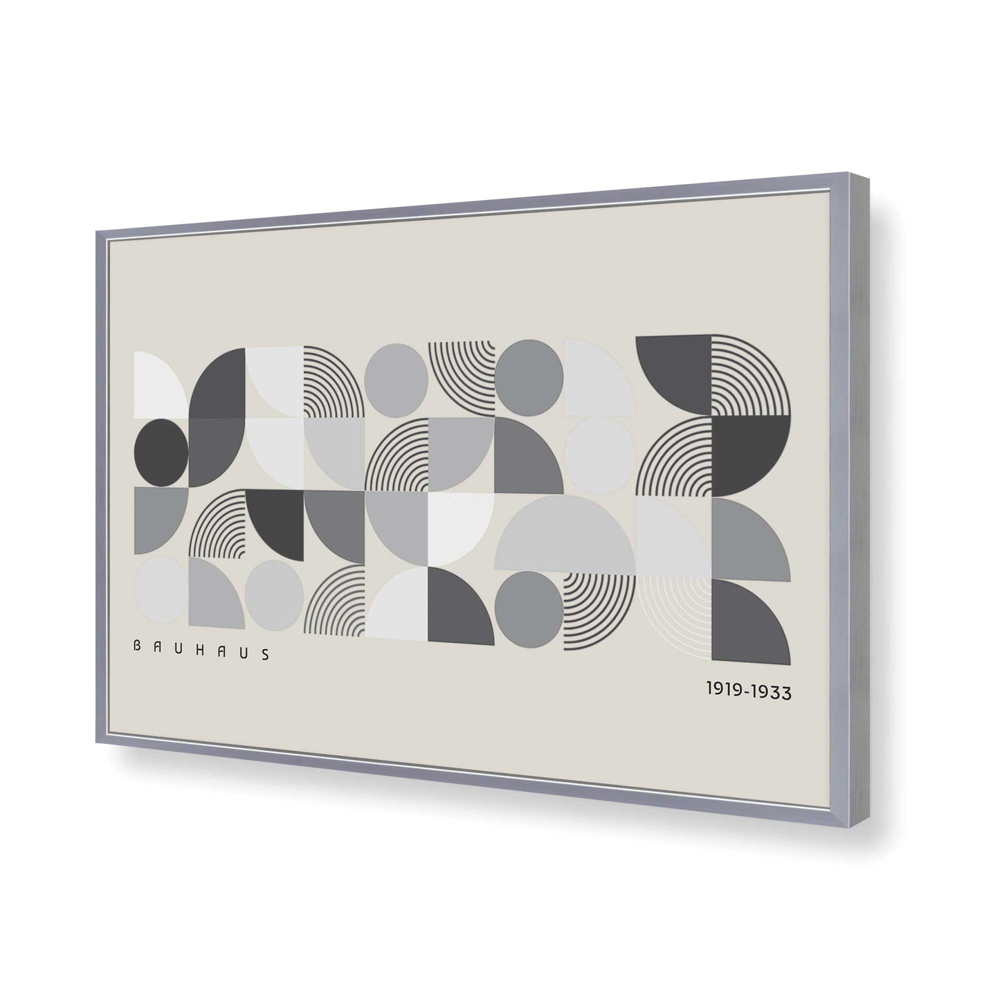[Color:Polished Chrome], Picture of art in a Polished Chrome frame of the corner