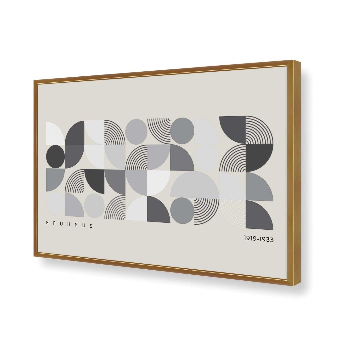 [Color:Polished Gold], Picture of art in a Polished Gold frame of the corner