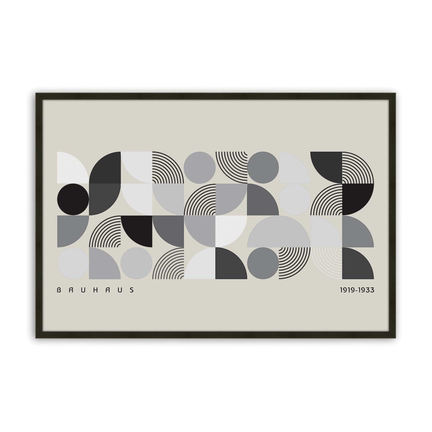 [Color:Satin Black], Picture of art in a Satin Black frame