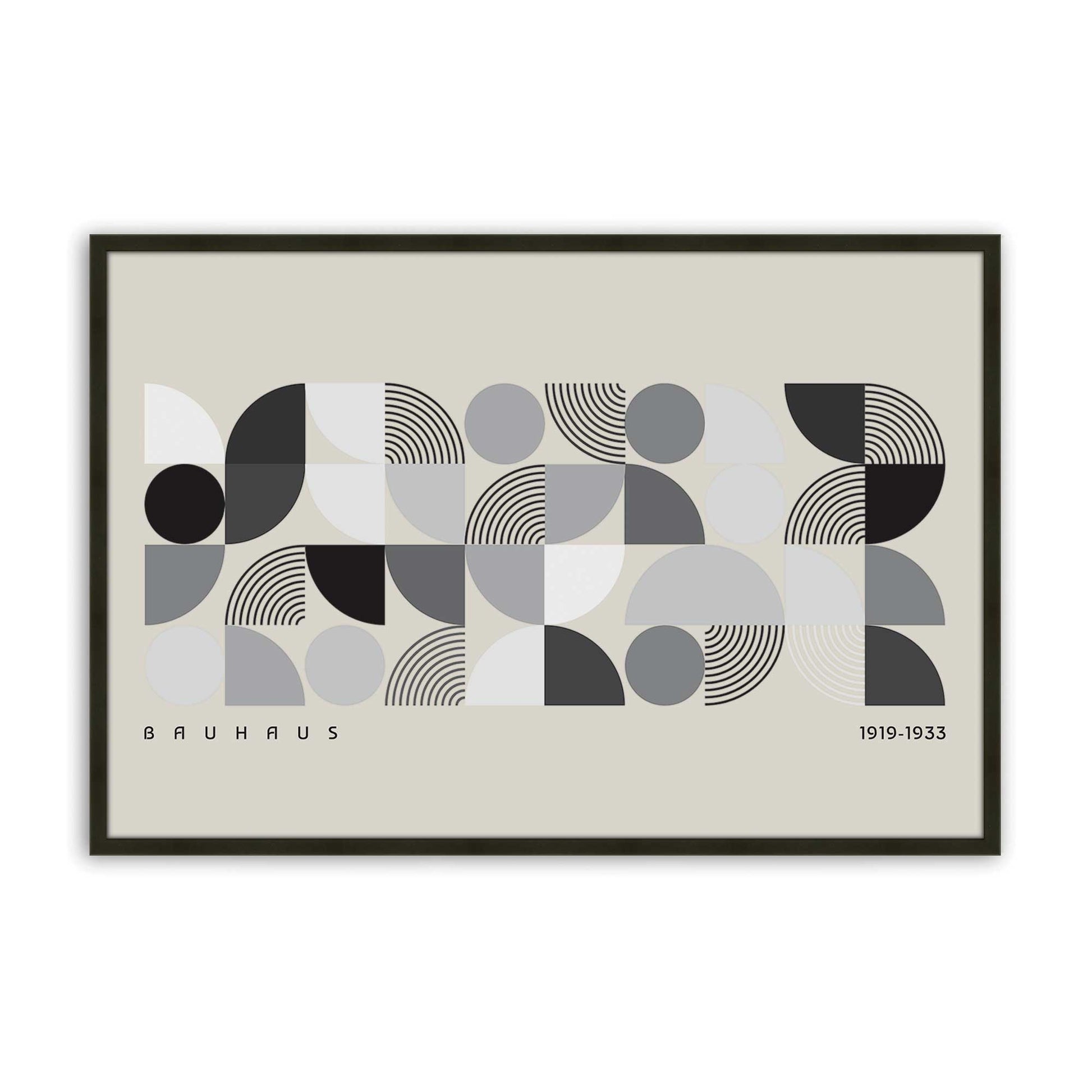 [Color:Satin Black], Picture of art in a Satin Black frame