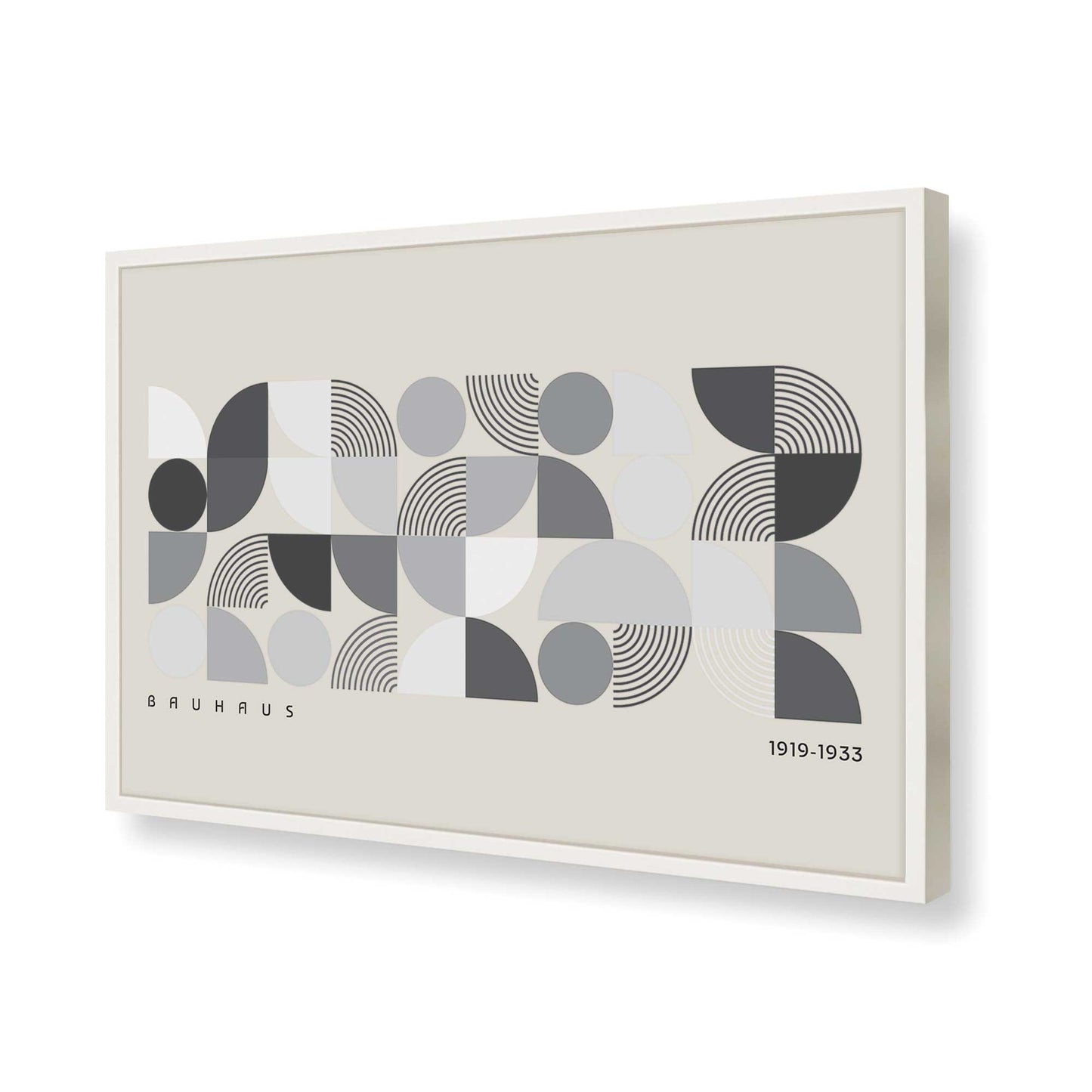 [Color:Opaque White], Picture of art in a Opaque White frame of the corner