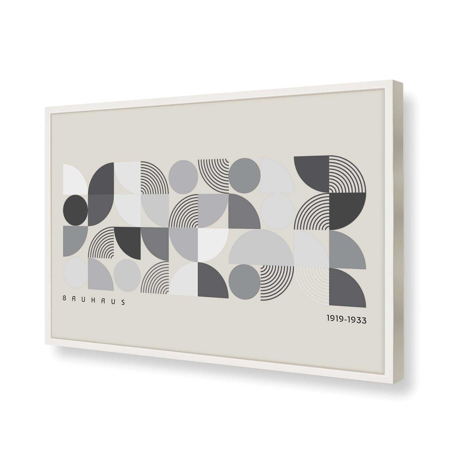 [Color:Opaque White], Picture of art in a Opaque White frame of the corner