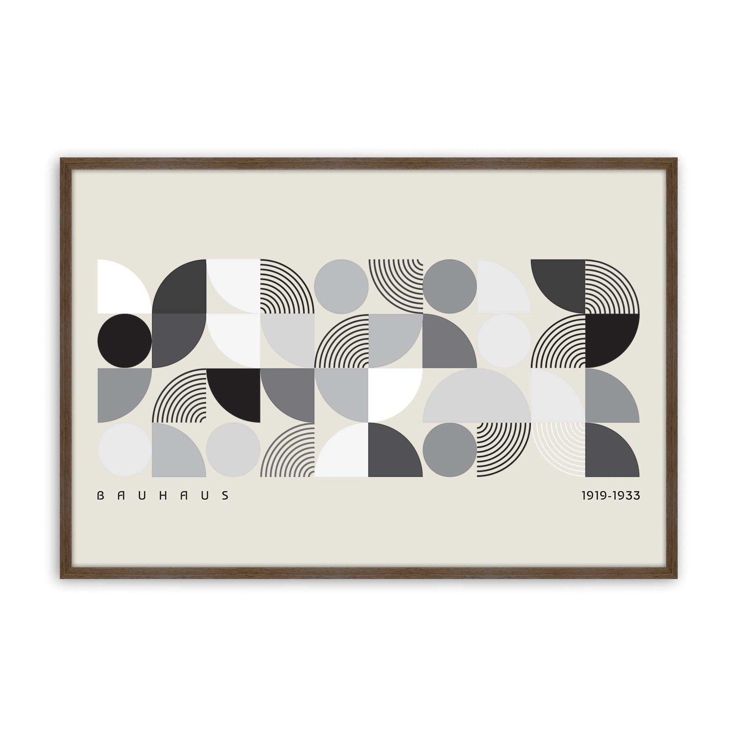 [Color:Walnut], Picture of art in a Walnut frame