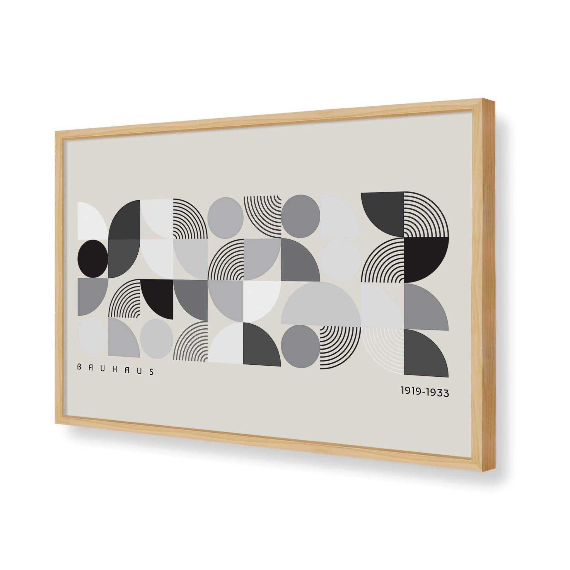 [Color:American Maple], Picture of art in a American Maple frame of the corner