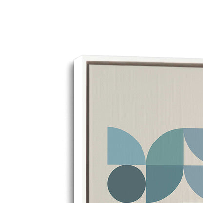 [Color:Opaque White], Picture of art in a White frame at an angle