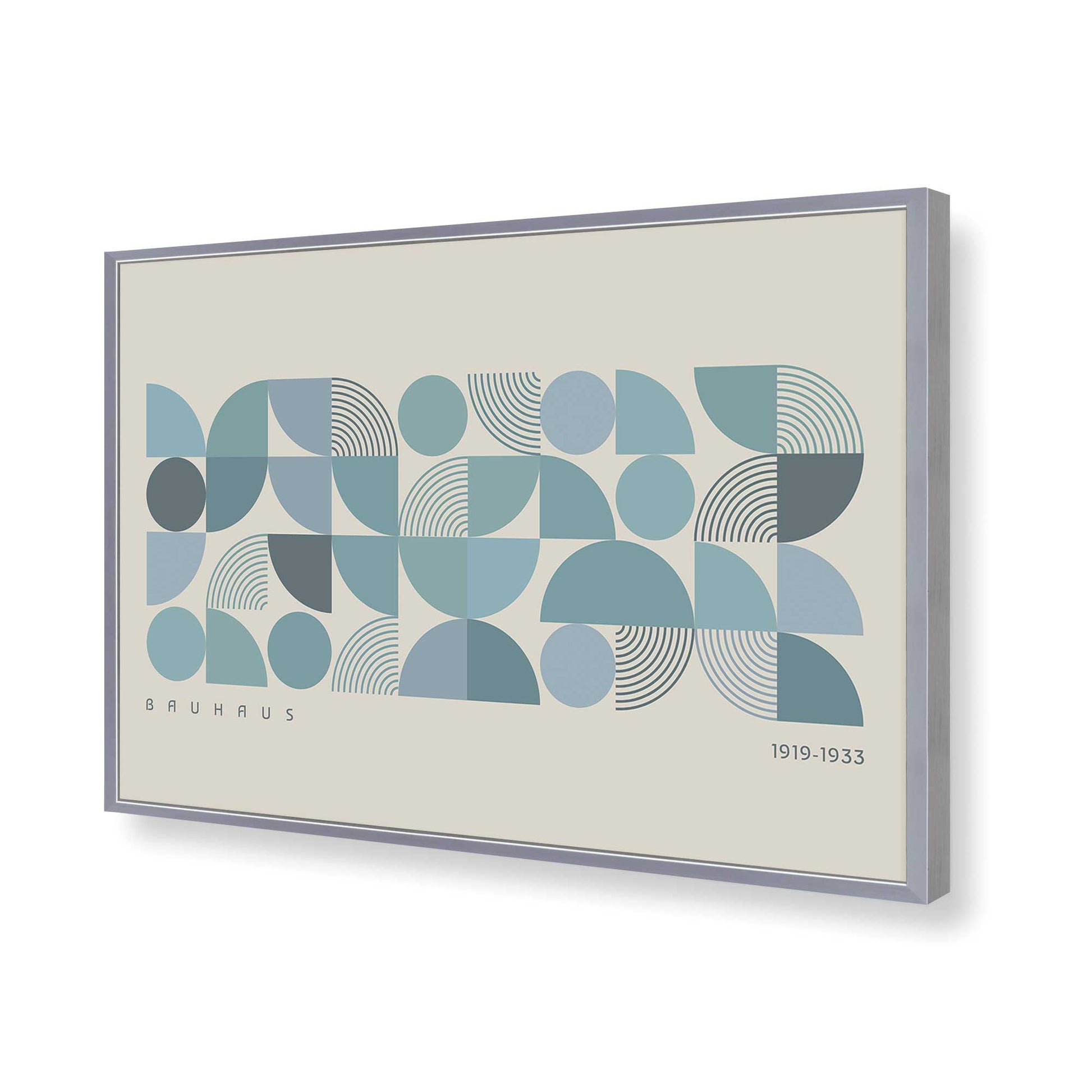 [Color:Polished Chrome], Picture of art in a Polished Chrome frame of the corner