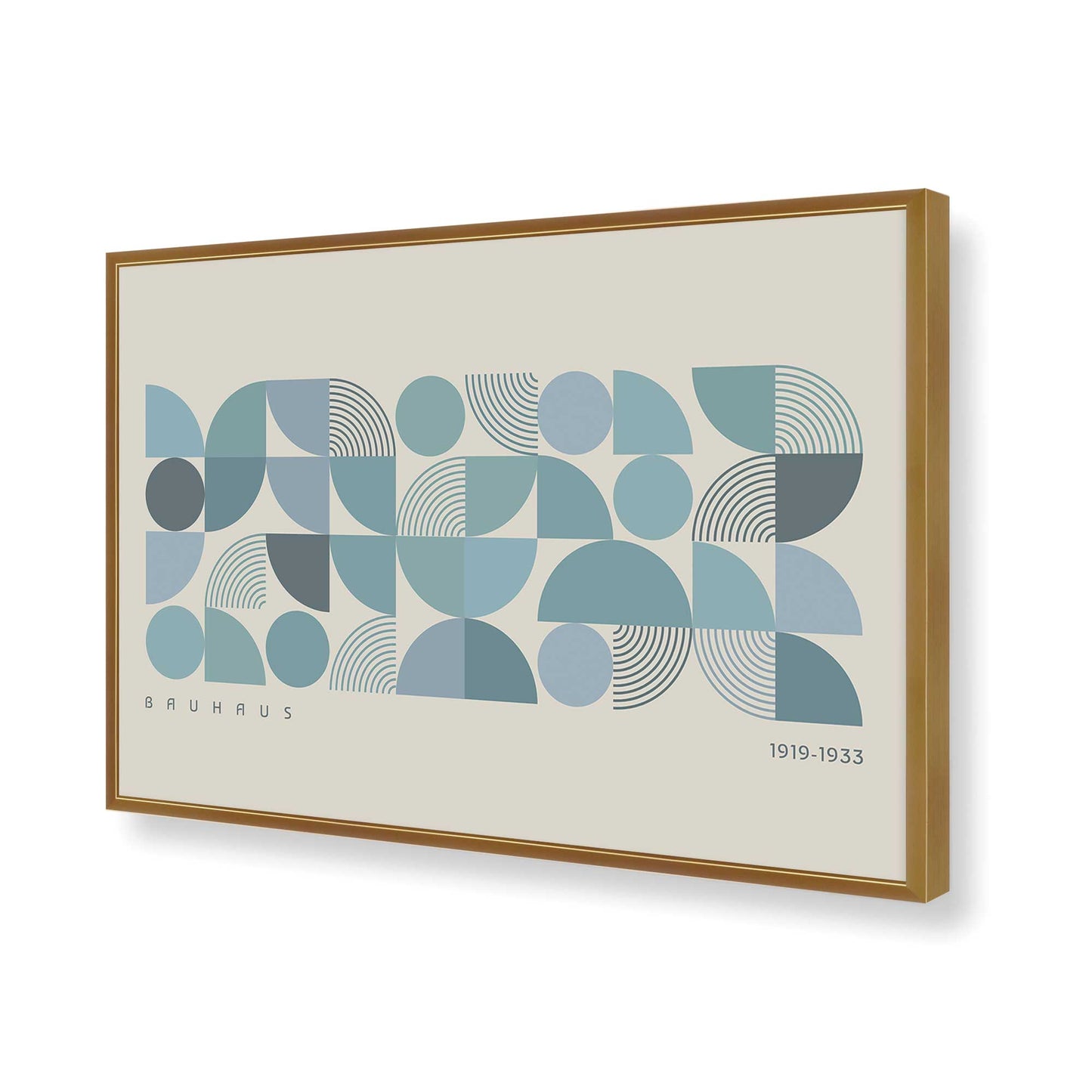[Color:Polished Gold], Picture of art in a Polished Gold frame of the corner