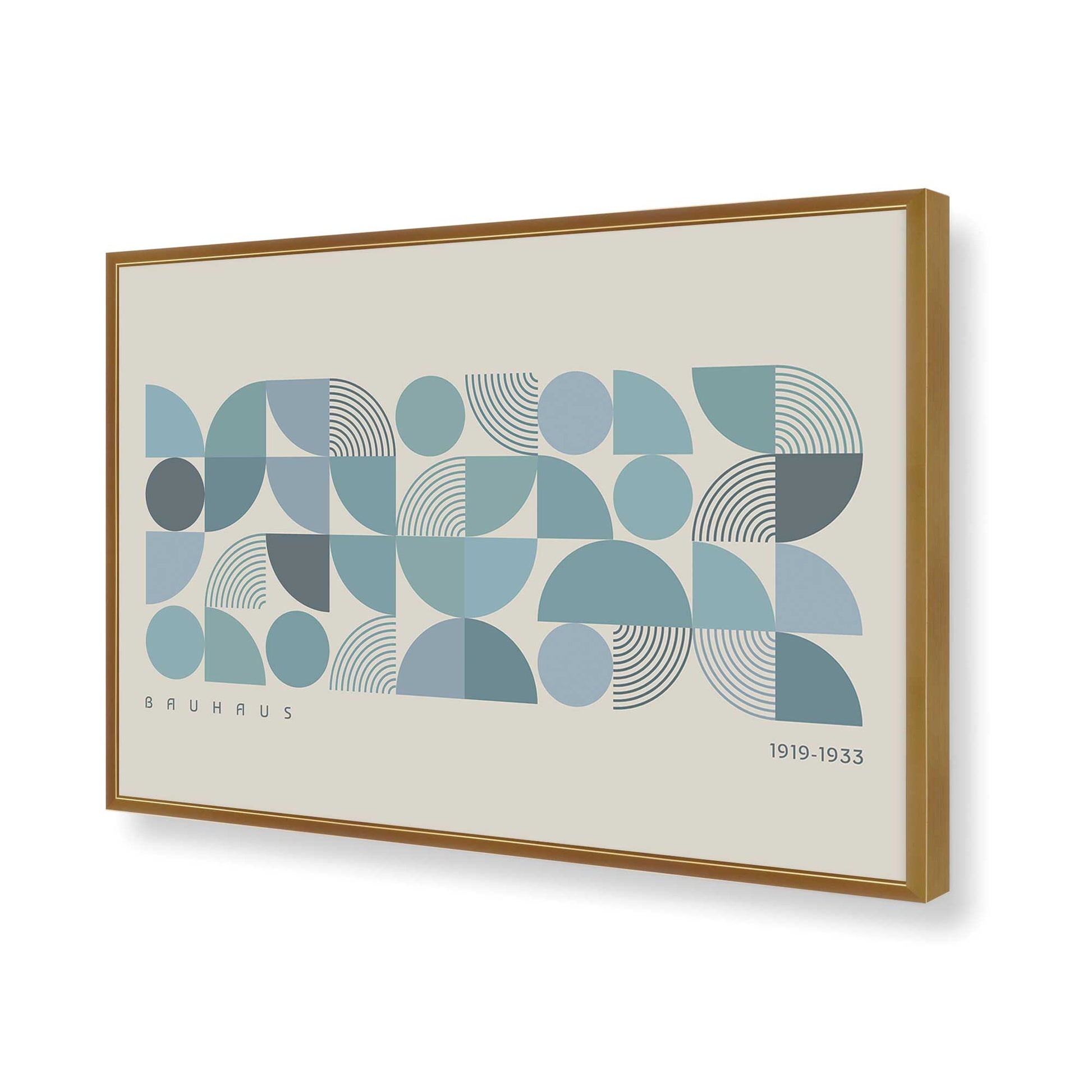 [Color:Polished Gold], Picture of art in a Polished Gold frame of the corner
