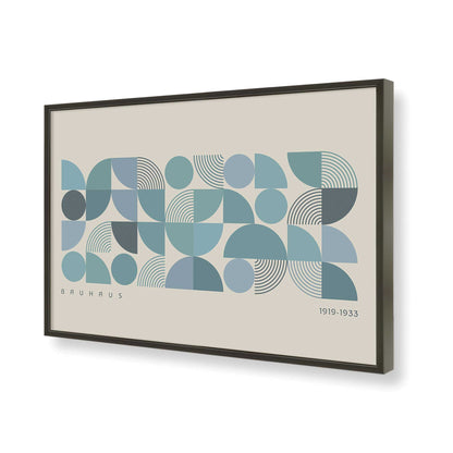 [Color:Satin Black], Picture of art in a Satin Black frame of the corner