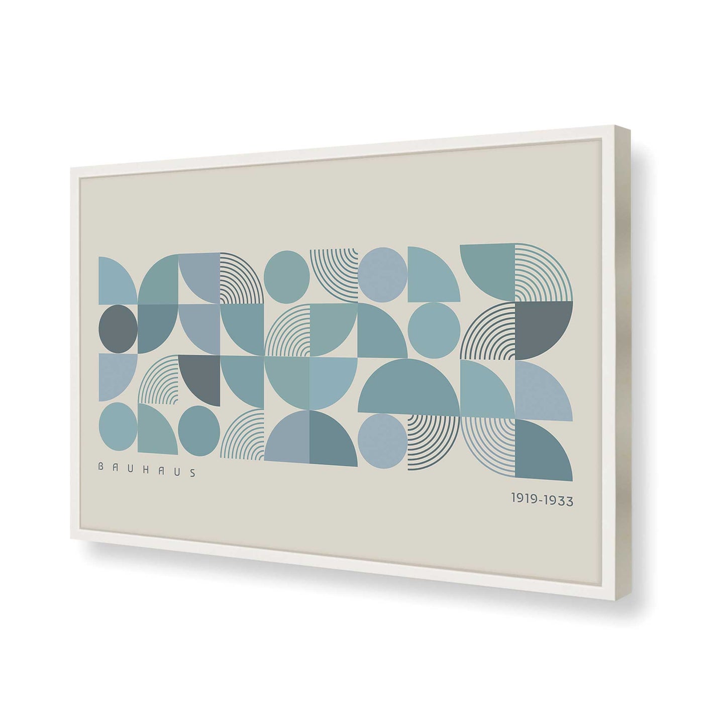 [Color:Opaque White], Picture of art in a Opaque White frame of the corner