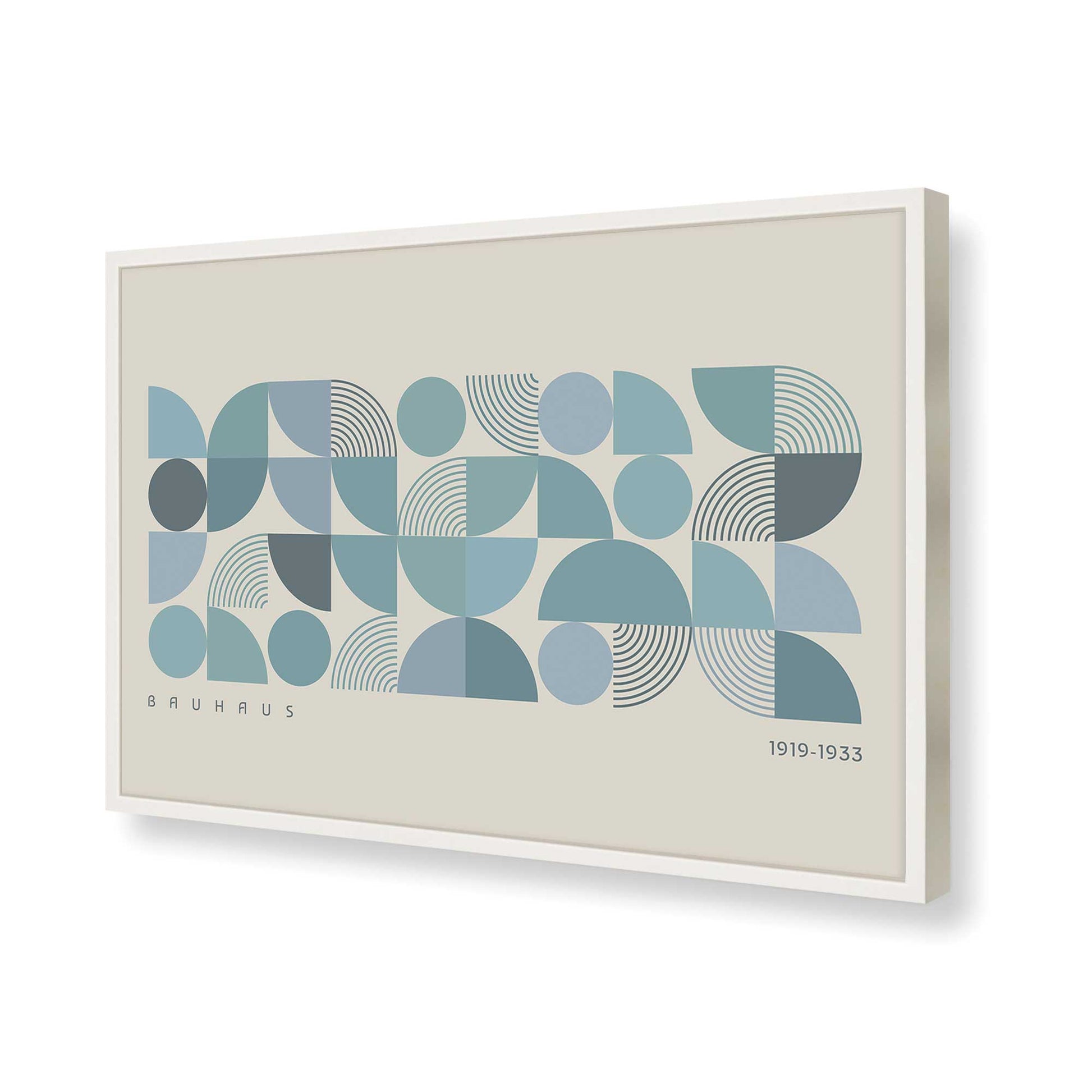 [Color:Opaque White], Picture of art in a Opaque White frame of the corner