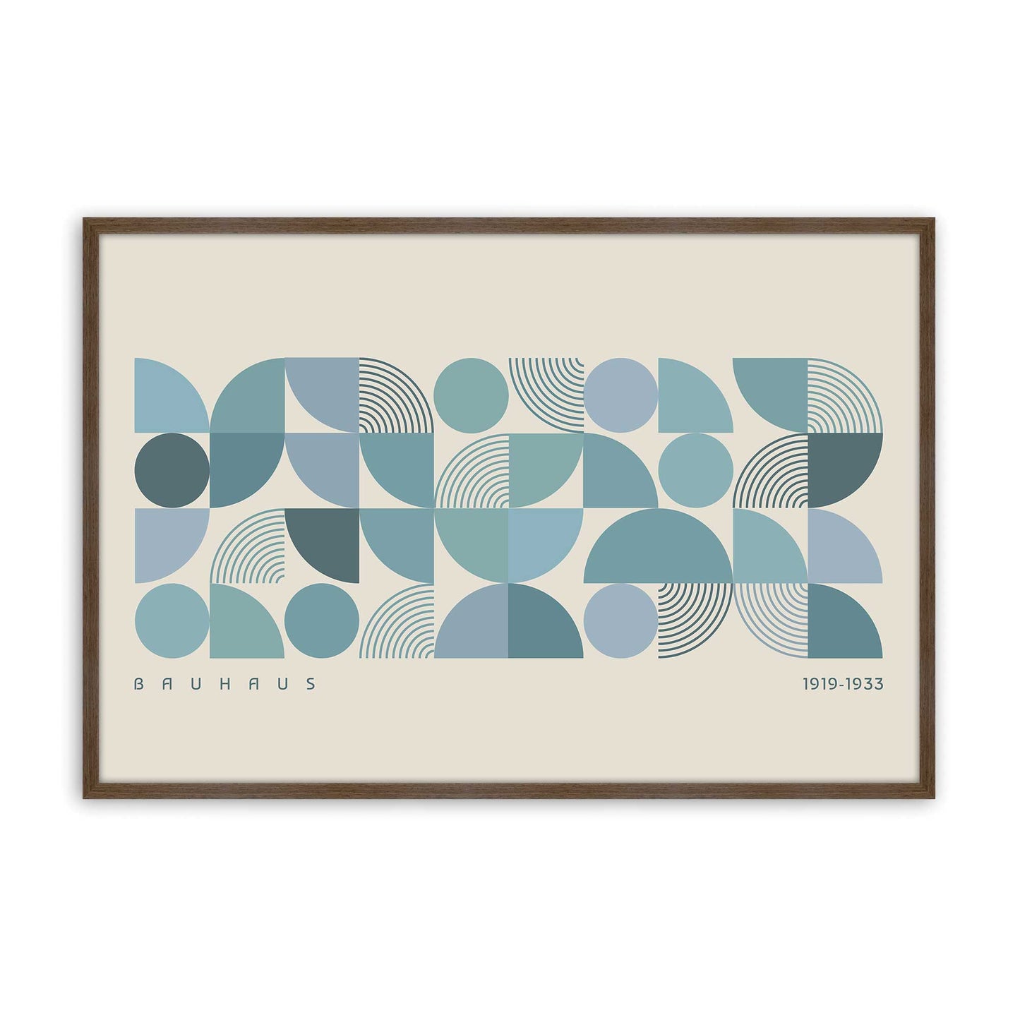 [Color:Walnut], Picture of art in a Walnut frame