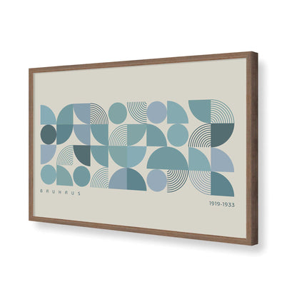 [Color:Walnut], Picture of art in a Walnut frame of the corner