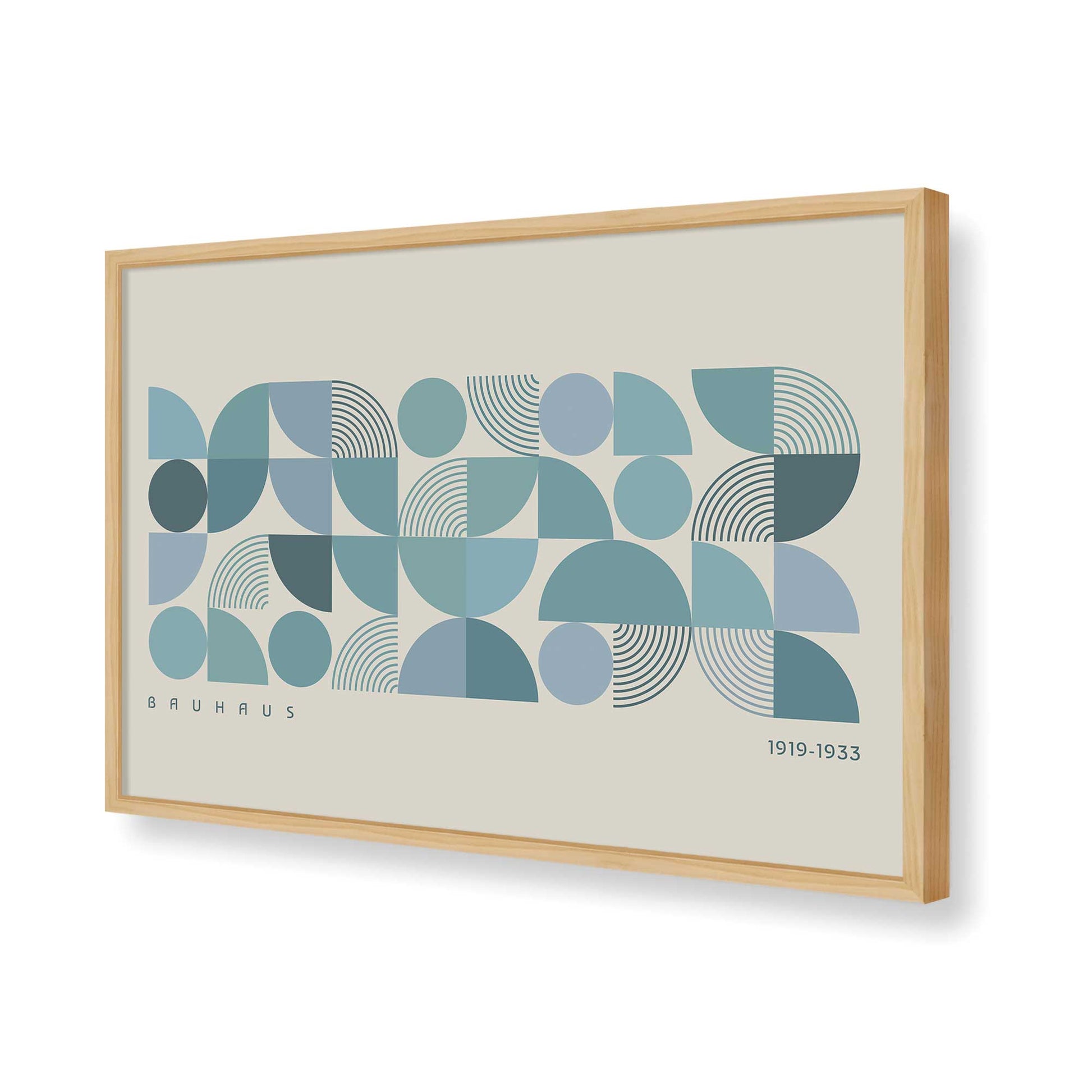 [Color:American Maple], Picture of art in a American Maple frame of the corner