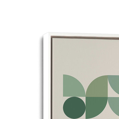 [Color:Opaque White], Picture of art in a White frame at an angle