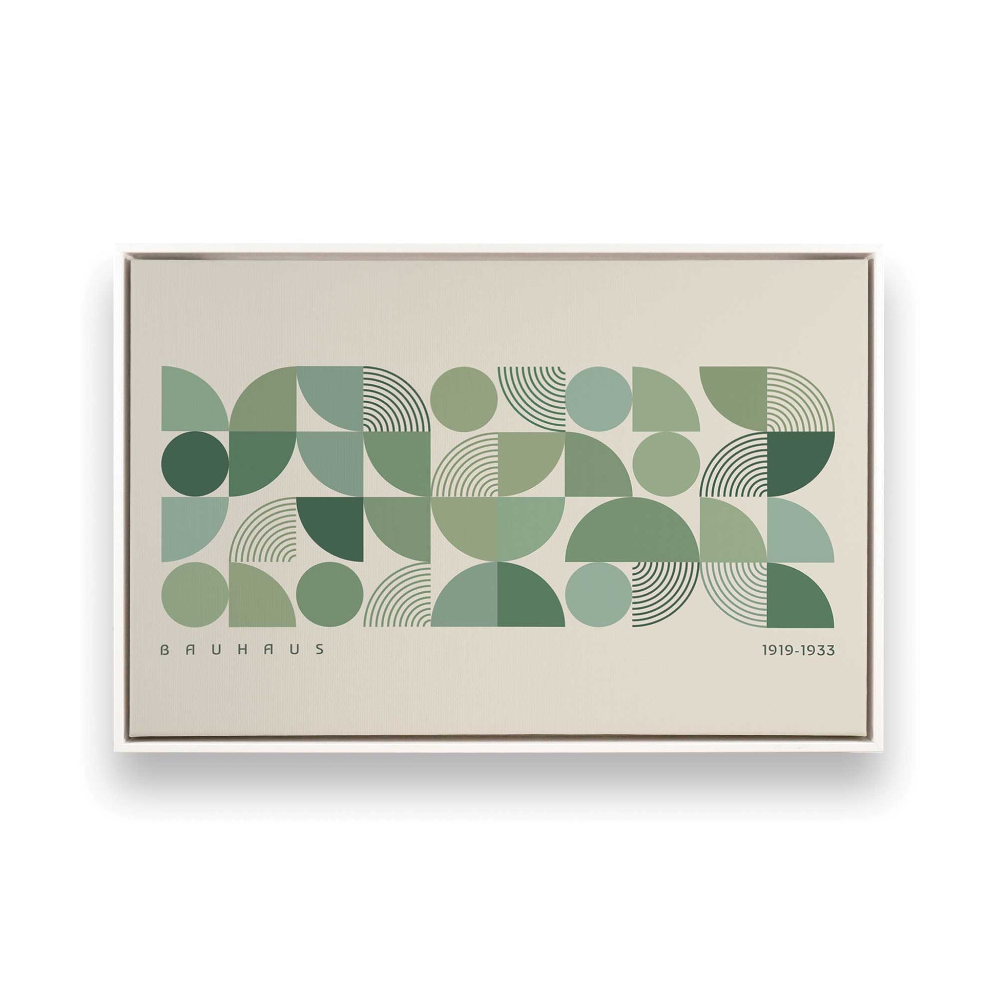 [Color:Opaque White], Picture of art in a White frame