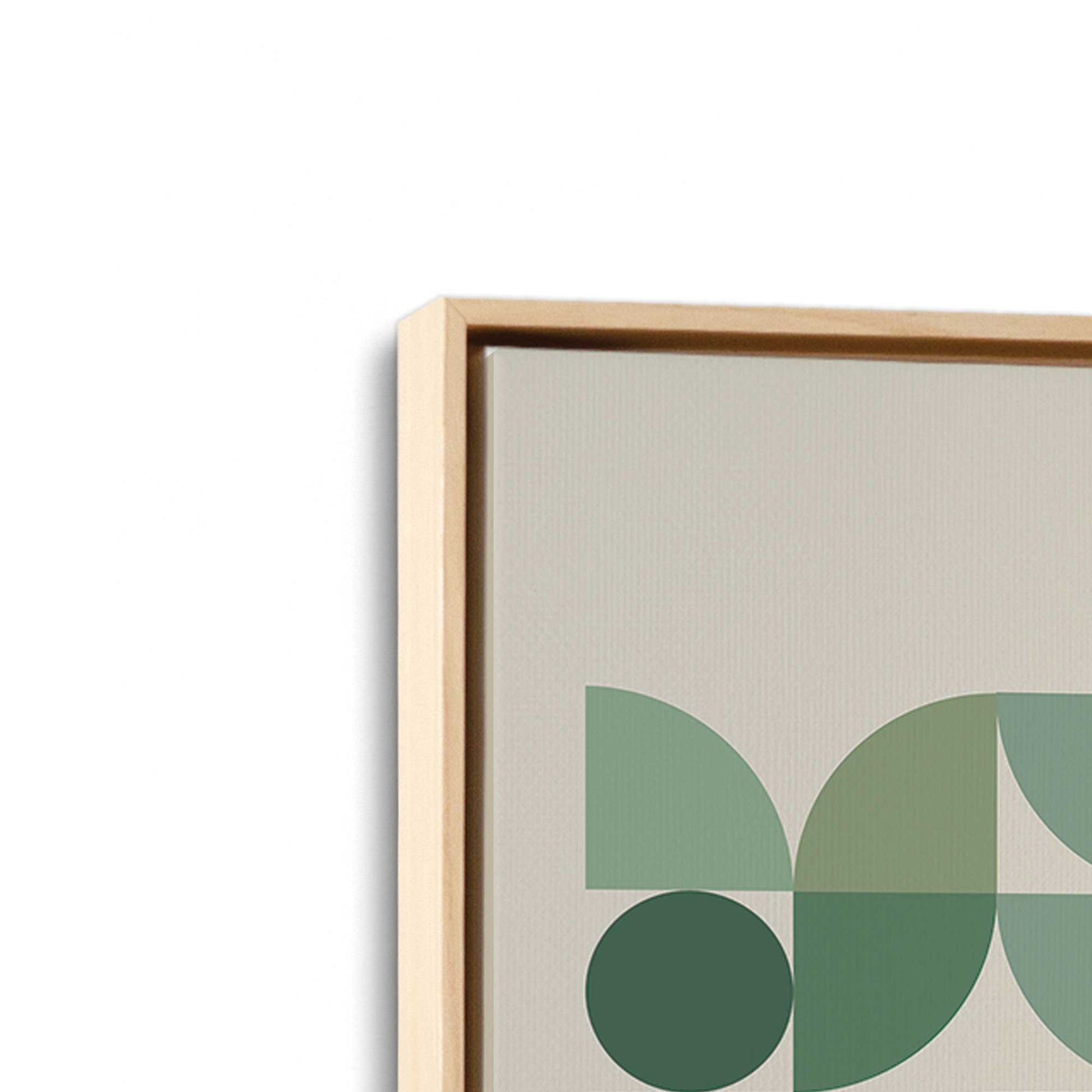 [Color:American Maple], Picture of art in a American Maple frame at an angle