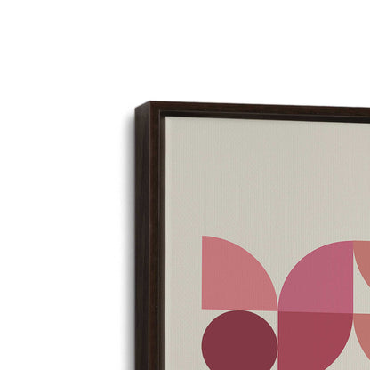 [Color:Espresso], Picture of art in a Espresso frame at an angle