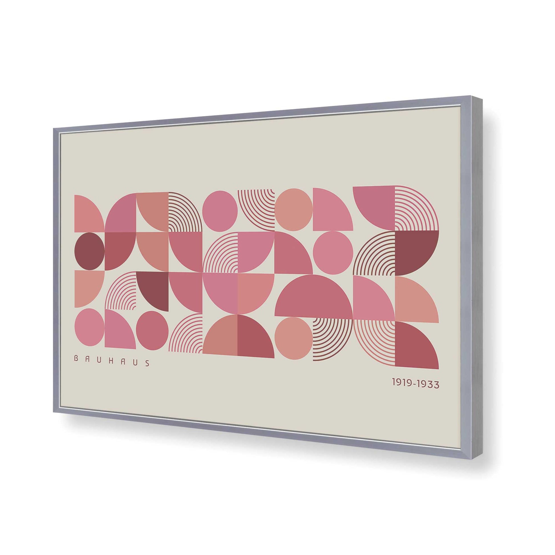 [Color:Polished Chrome], Picture of art in a Polished Chrome frame of the corner