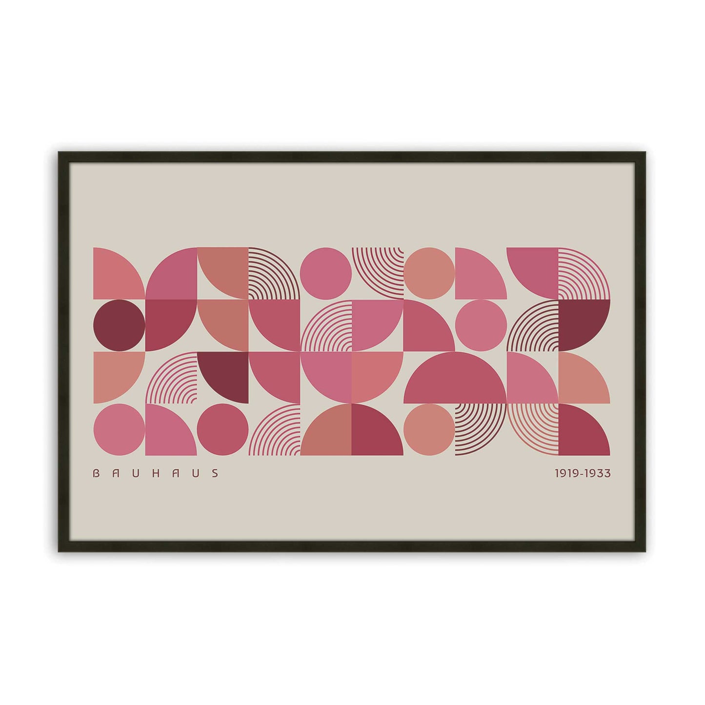 [Color:Satin Black], Picture of art in a Satin Black frame