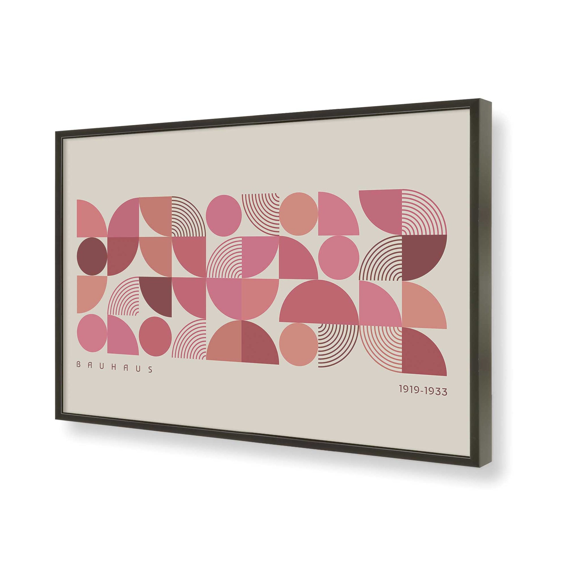 [Color:Satin Black], Picture of art in a Satin Black frame of the corner