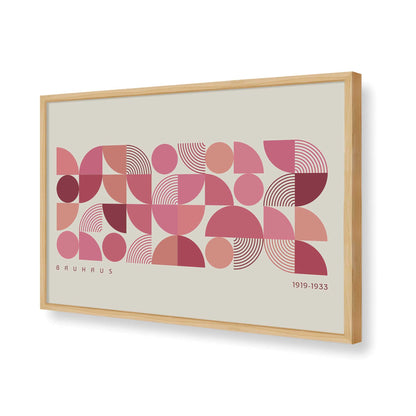 [Color:American Maple], Picture of art in a American Maple frame of the corner