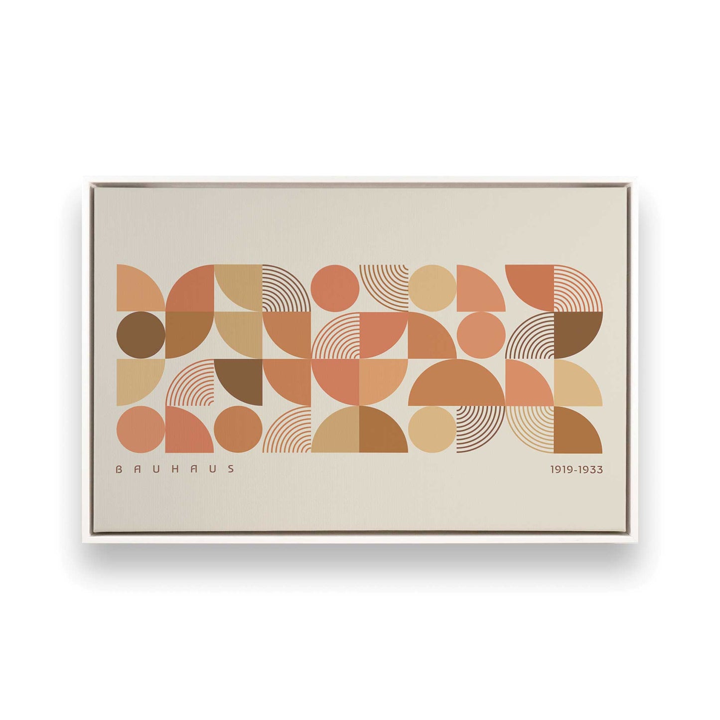 [Color:Opaque White], Picture of art in a White frame