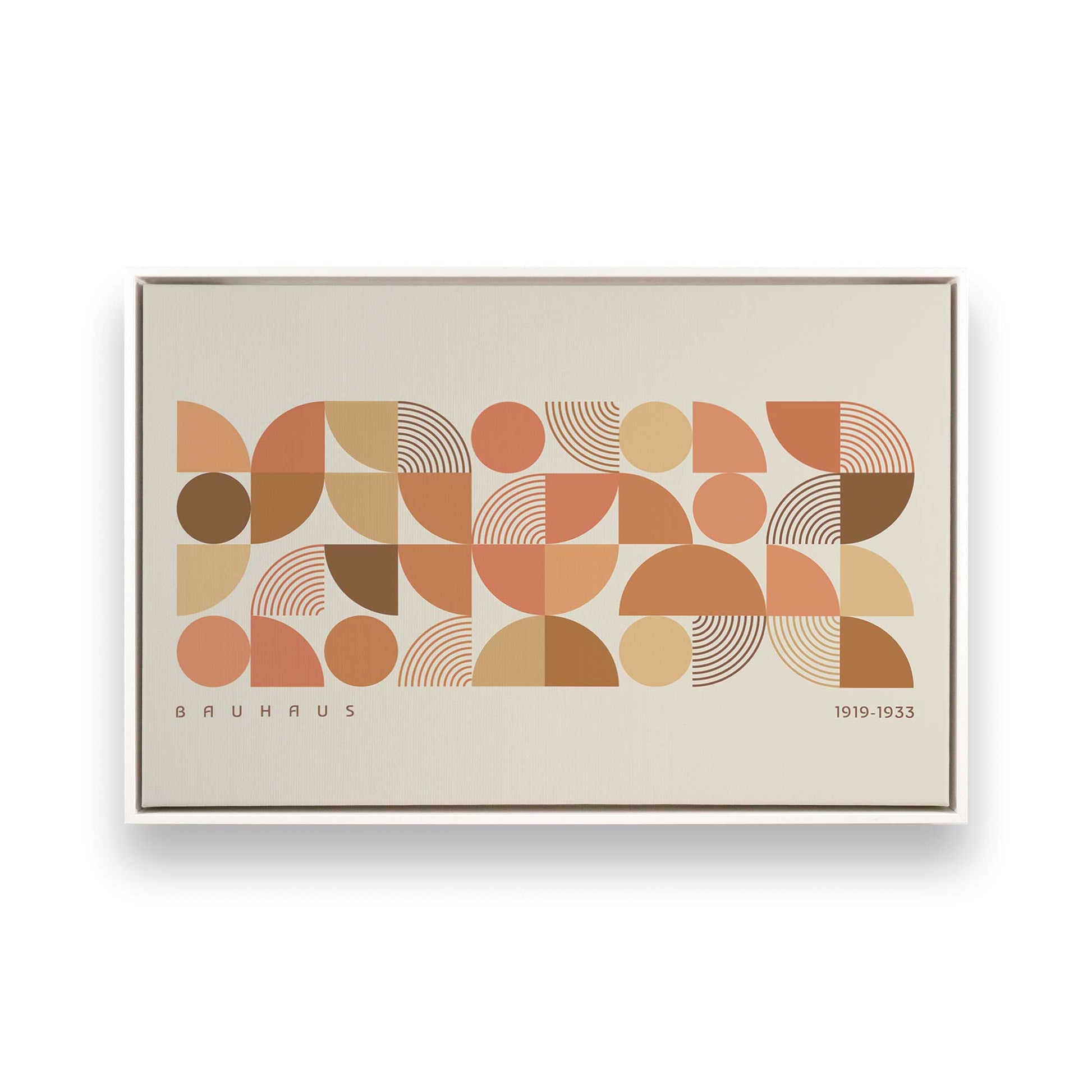 [Color:Opaque White], Picture of art in a White frame