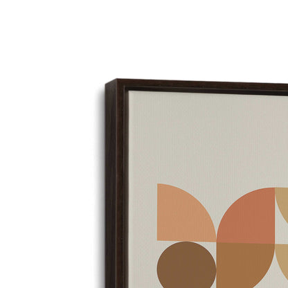 [Color:Espresso], Picture of art in a Espresso frame at an angle