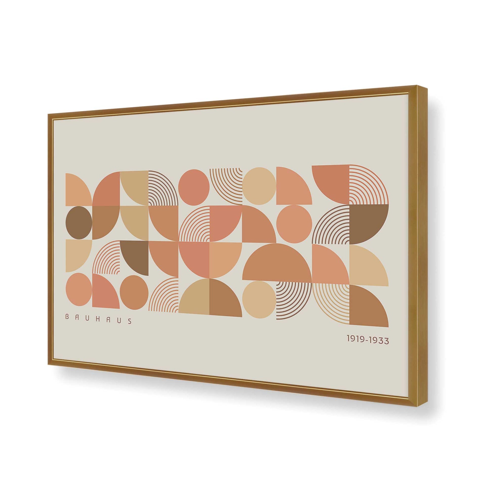 [Color:Polished Gold], Picture of art in a Polished Gold frame of the corner