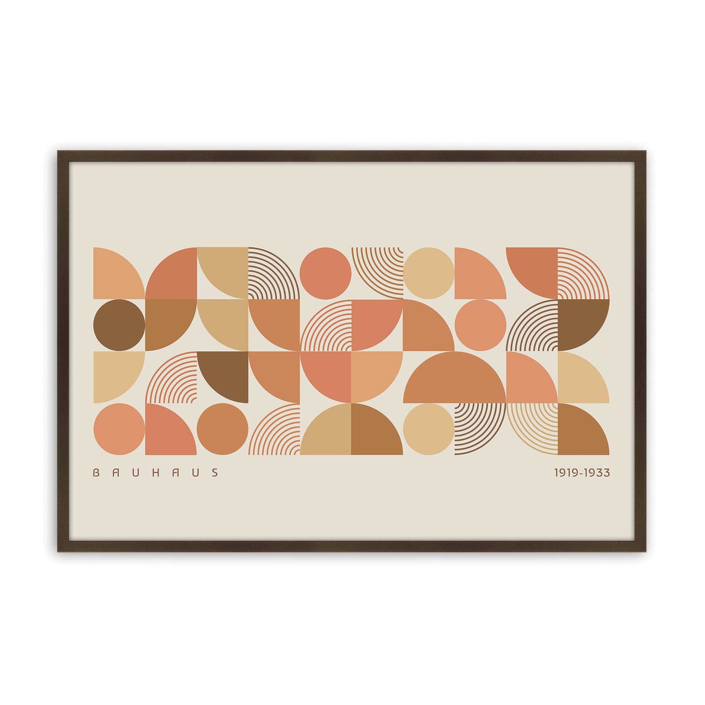 [Color:Brown], Picture of art in a Brown frame