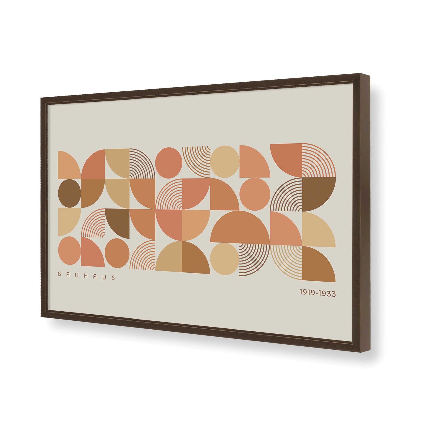 [Color:Belvinder Brown], Picture of art in a Belvinder Brown frame of the corner