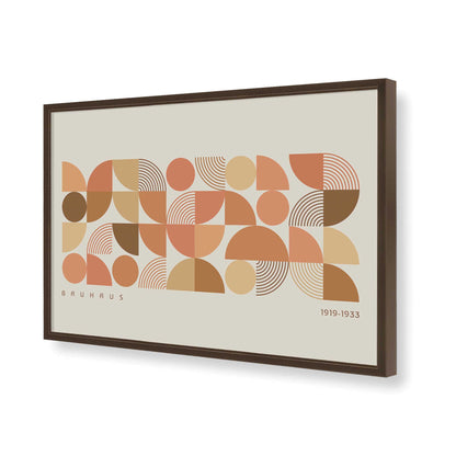 [Color:Brown], Picture of art in a Brown frame of the corner