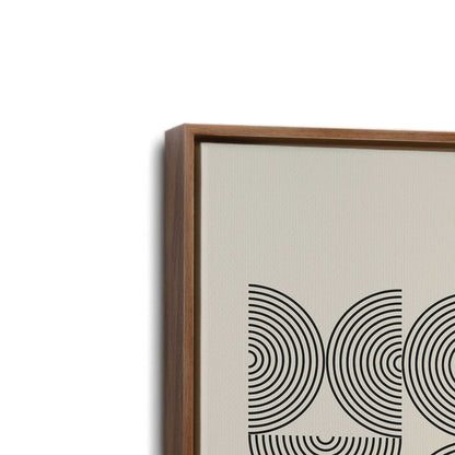 [Color:Walnut], Picture of art in a Walnut frame at an angle