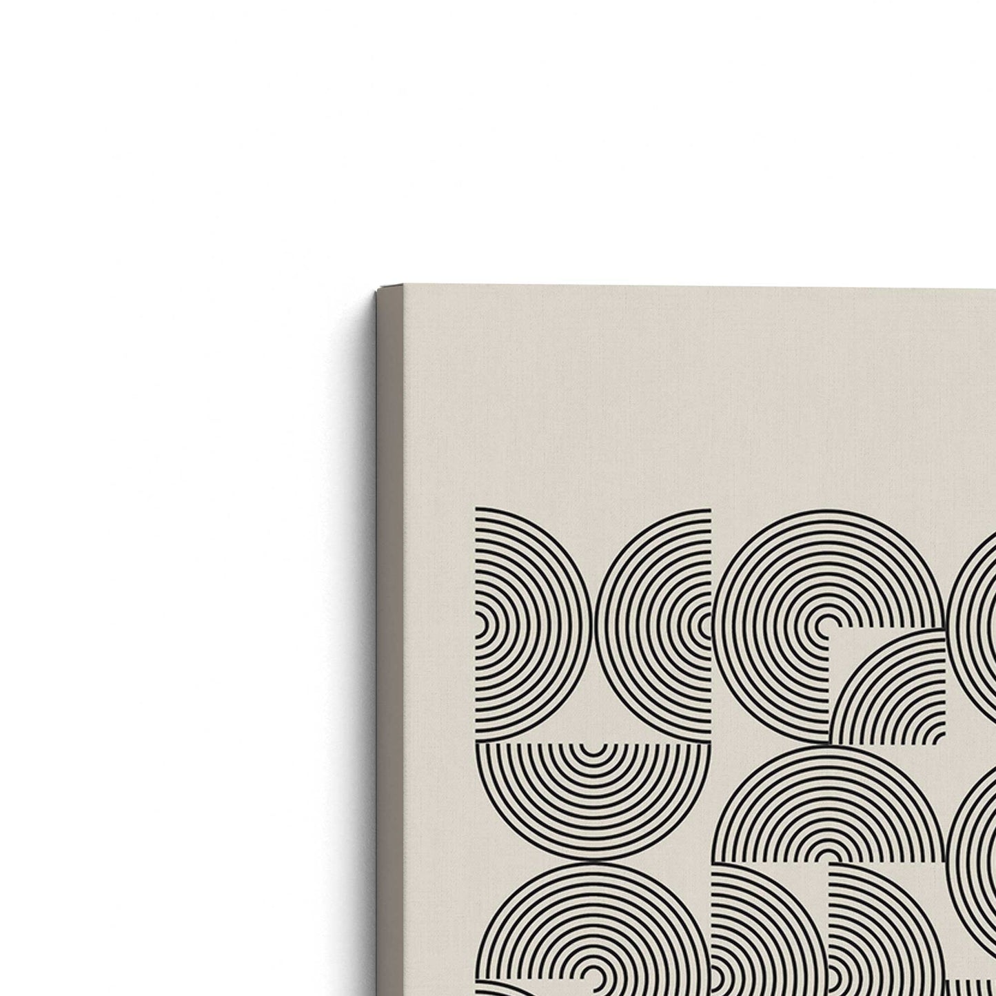 [Color:Stretched Canvas], Picture of the corner of the art