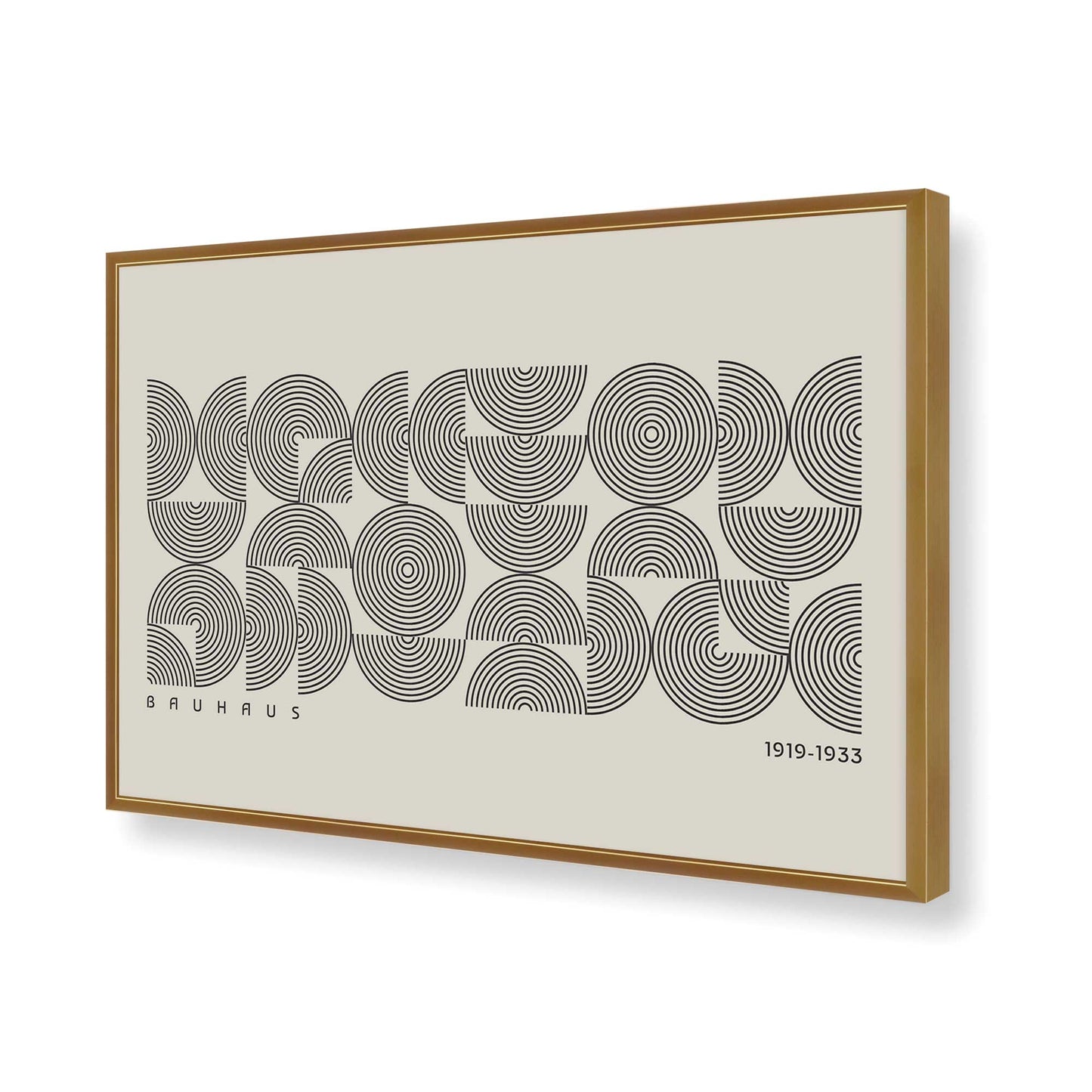 [Color:Polished Gold], Picture of art in a Polished Gold frame of the corner