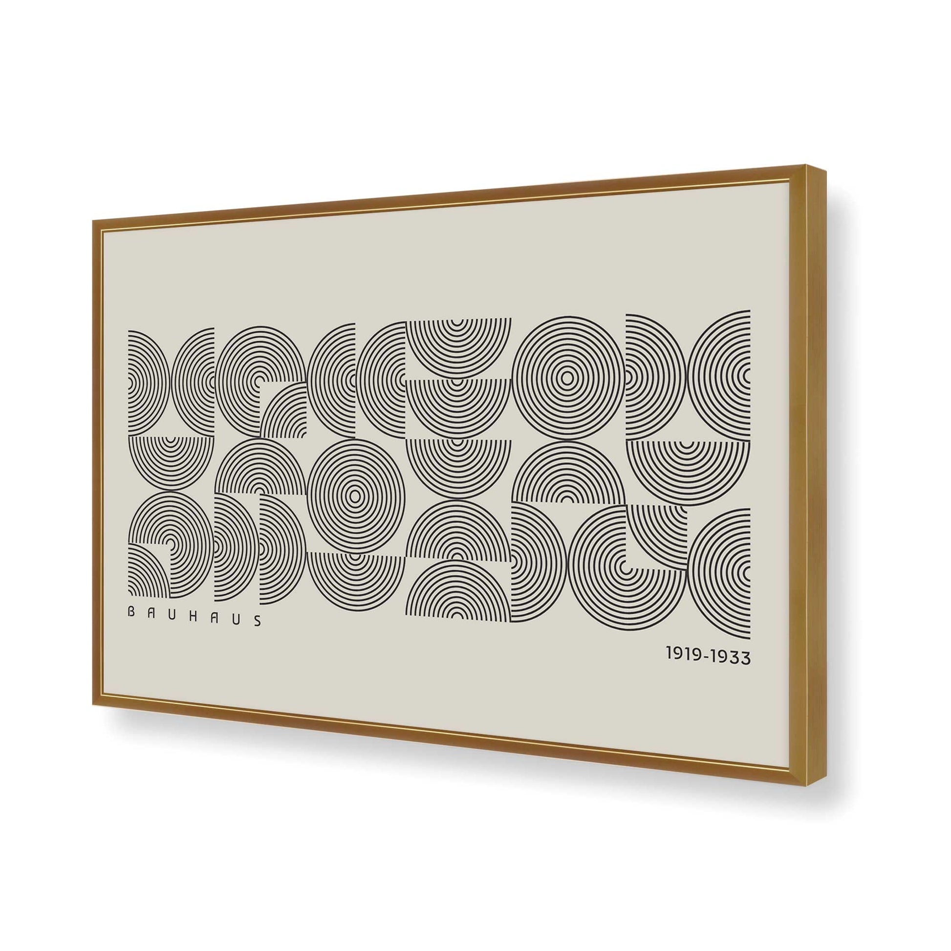 [Color:Polished Gold], Picture of art in a Polished Gold frame of the corner