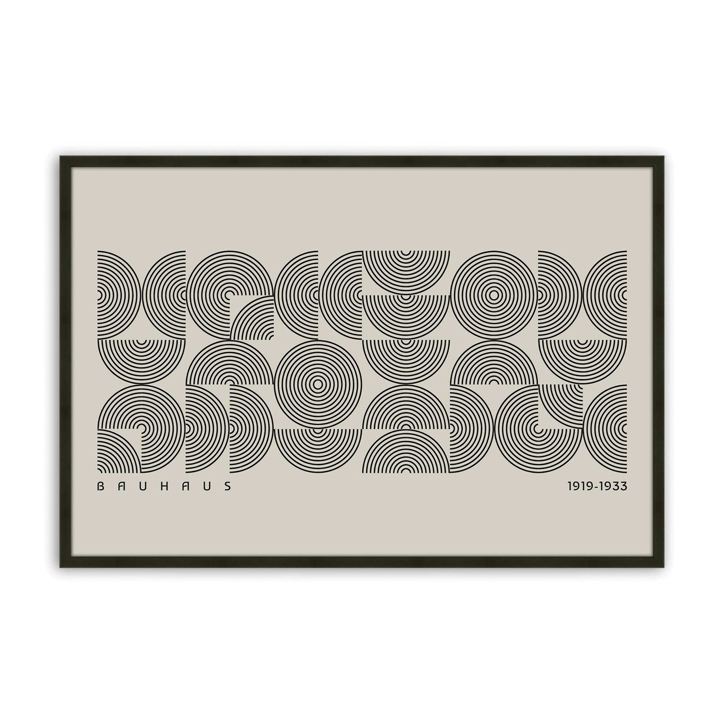 [Color:Satin Black], Picture of art in a Satin Black frame