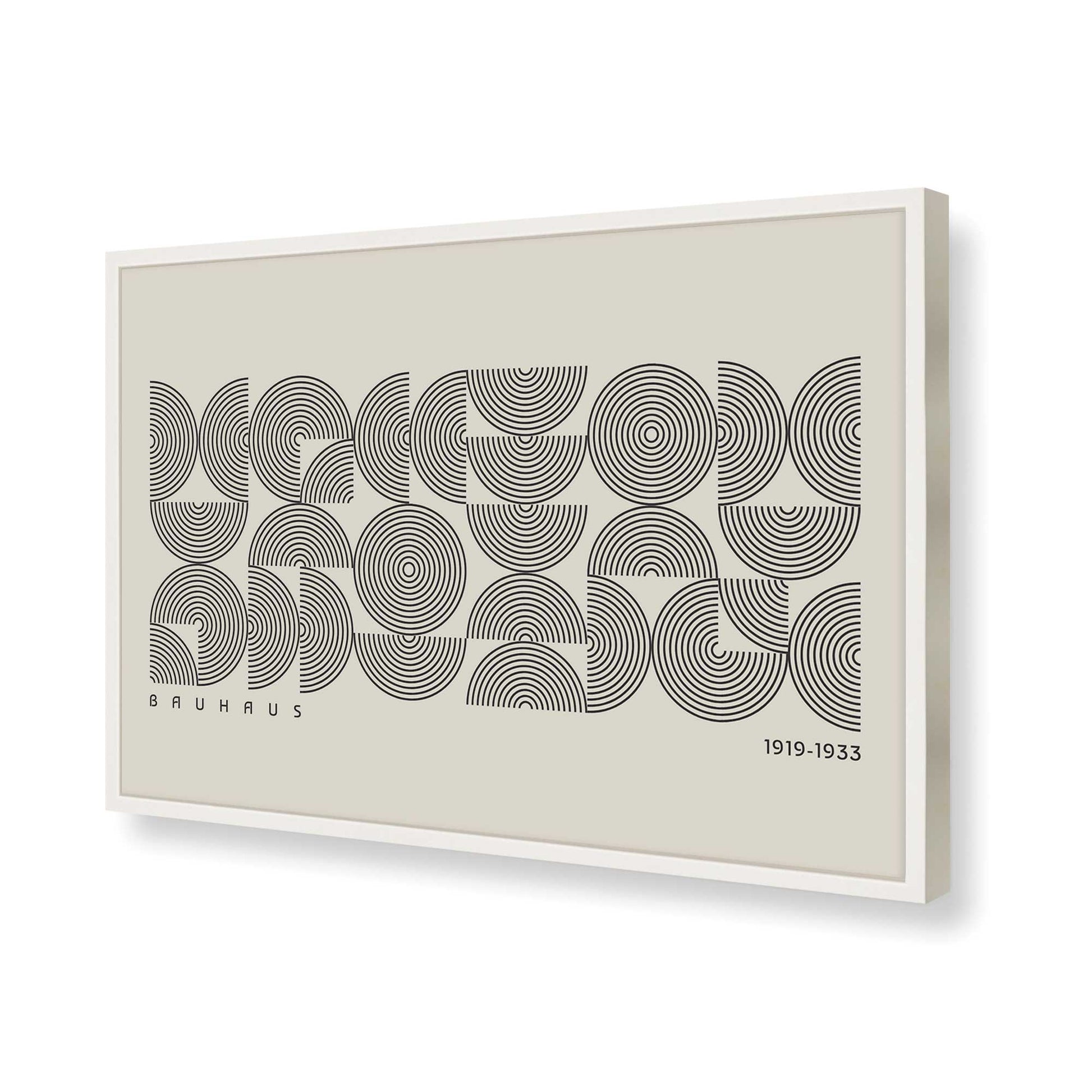 [Color:Opaque White], Picture of art in a Opaque White frame of the corner