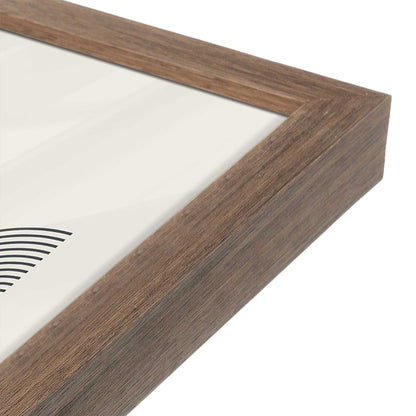 [Color:Walnut], Picture of art in a Walnut frame at an angle