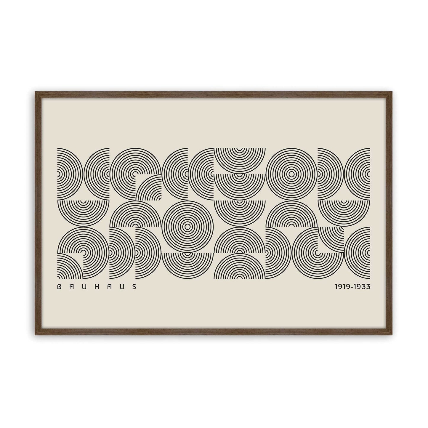 [Color:Walnut], Picture of art in a Walnut frame