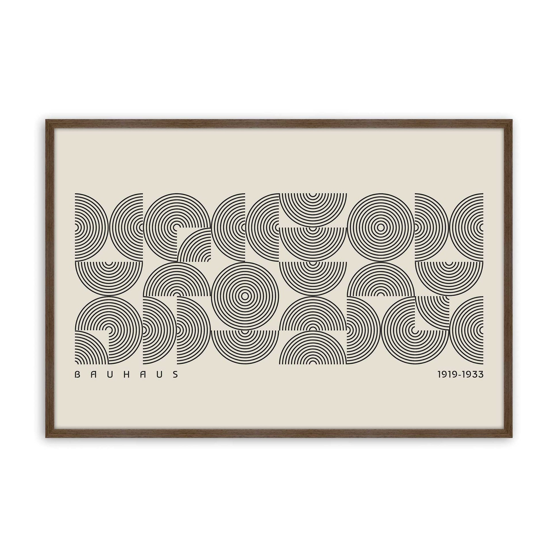 [Color:Walnut], Picture of art in a Walnut frame