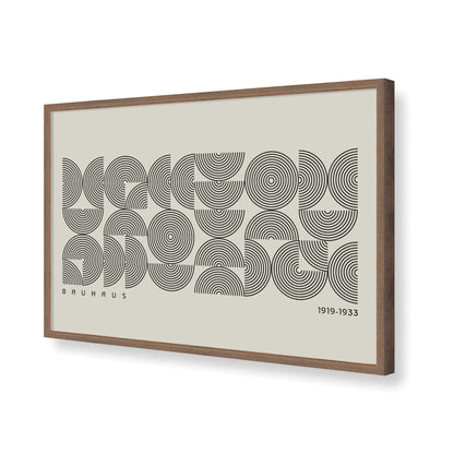 [Color:Walnut], Picture of art in a Walnut frame of the corner